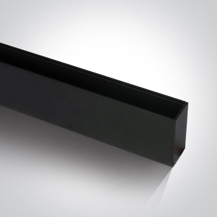 ONE Light Surface LED Profile 1m Black 42001B/B
