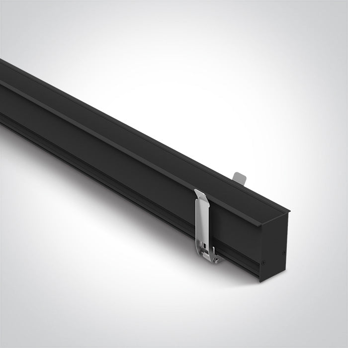 ONE Light Recessed LED Profile 1m Black 42001R/B