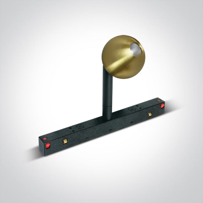 ONE Light Track Light 560lm 3000K CRI90 36º Brushed Brass 42134/BBS/W