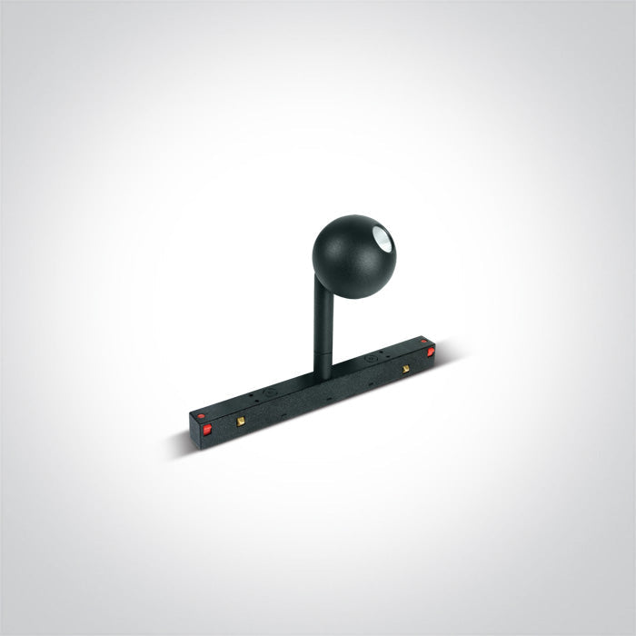 ONE Light Track Spot 7W 560lm 3000K CRI90 IP20 Black 42134/B/W