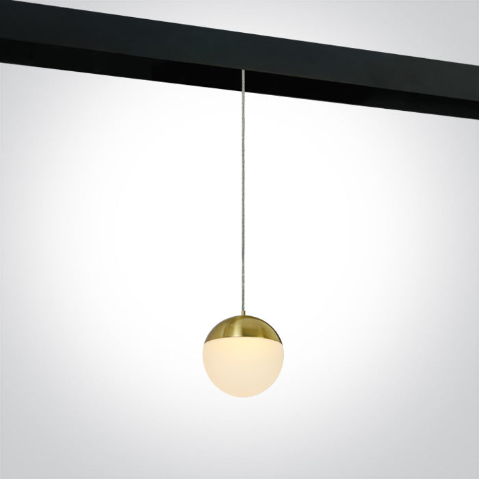 ONE Light Track Spot 10W 700lm 3000K CRI90 IP20 Brushed Brass 42136/BBS/W