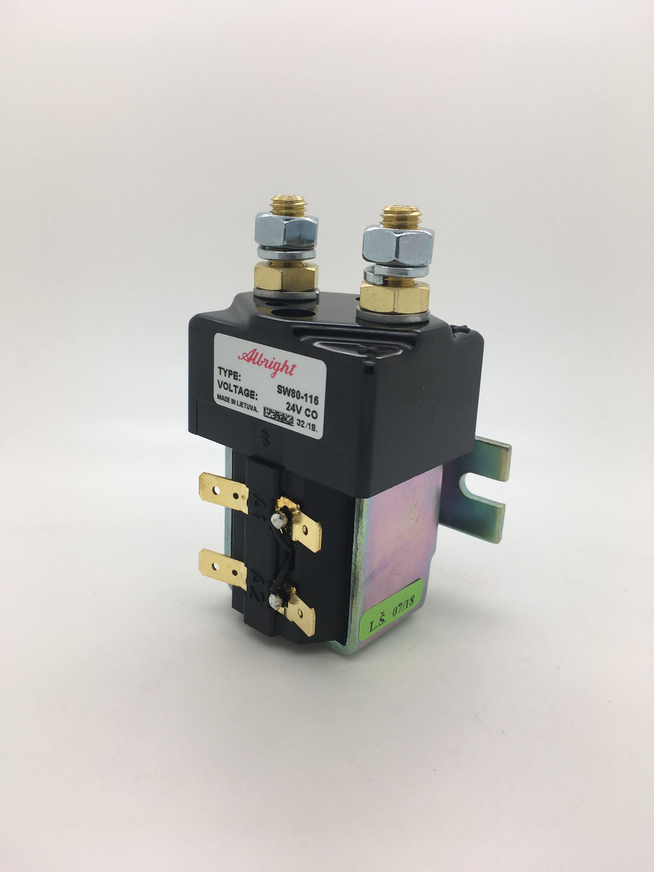 SW80-359 Albright 100A Single Acting Solenoid Contactor 24V CO