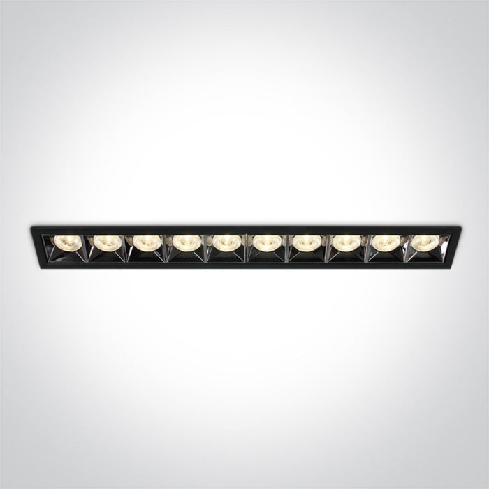 ONE Light | 50006B/B/W BLACK LED 40W WW 38deg IP20 230V - OEM NORDIC - Quality Parts Distribution