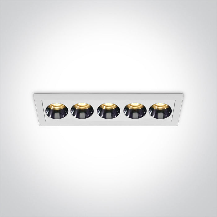 ONE Light | 50012H/W/W WHITE RECESSED LED 12W WW IP20 38deg 230V DARK LIGHT - OEM NORDIC - Quality Parts Distribution