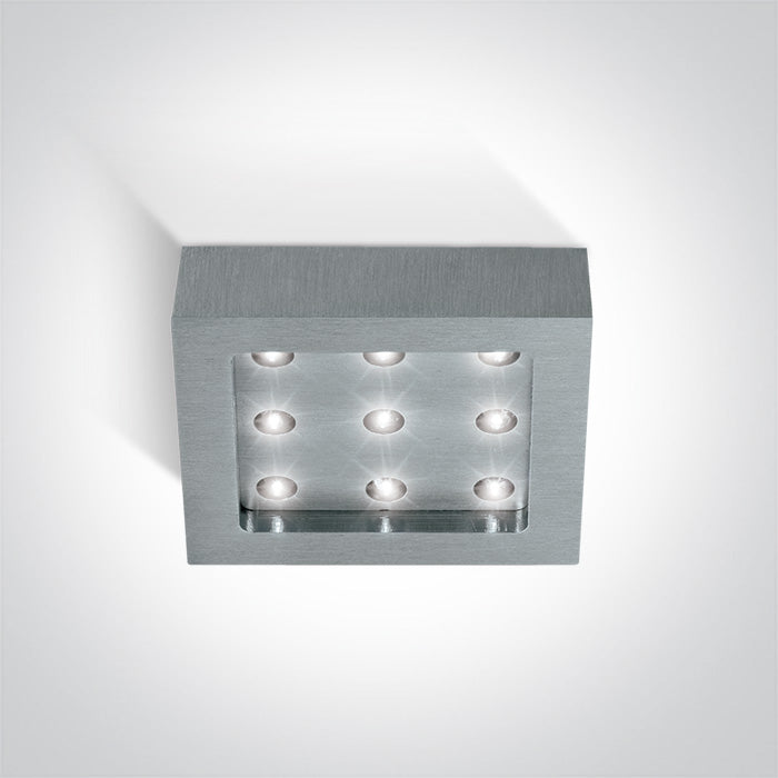 ONE Light | 50101/AL/D ALUMINIUM 9xLED DL 230v - OEM NORDIC - Quality Parts Distribution