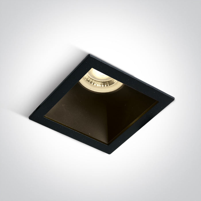 ONE Light | 50105M/B/B BLACK GU10 10W BLACK REFLECTOR DARK LIGHT - OEM NORDIC - Quality Parts Distribution