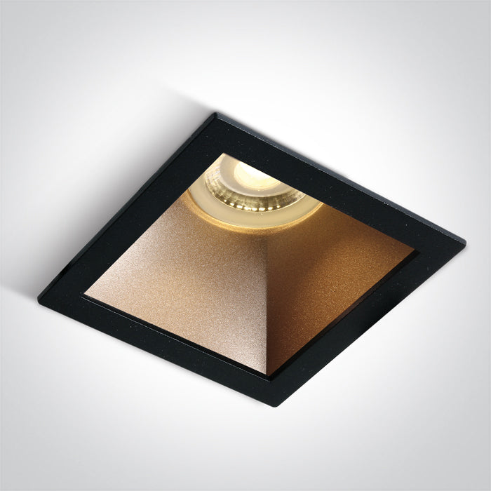 ONE Light | 50105M/B/BS BLACK GU10 10W BRASS REFLECTOR DARK LIGHT - OEM NORDIC - Quality Parts Distribution