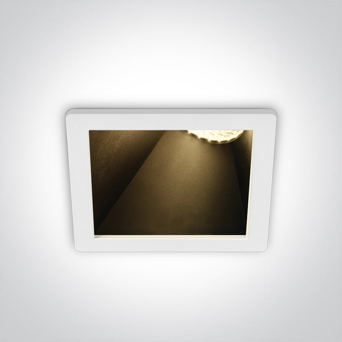 ONE Light Recessed LED Downlight GU10 10W IP20 White-Black 50105MA/W/B