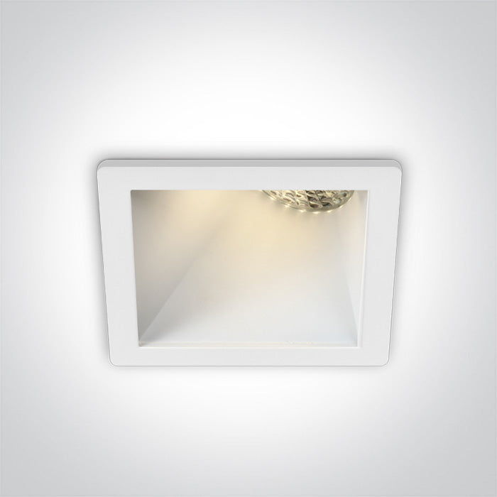 ONE Light | 50105MA/W/W WHITE GU10 10W WHITE REFLECTOR DARK LIGHT ASYMMETRIC - OEM NORDIC - Quality Parts Distribution