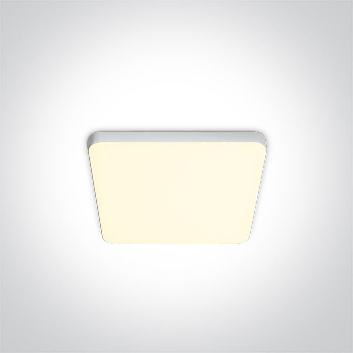 ONE Light | 50110CE/W WHITE SQUARE LED 10W WW IP20 230V - OEM NORDIC - Quality Parts Distribution