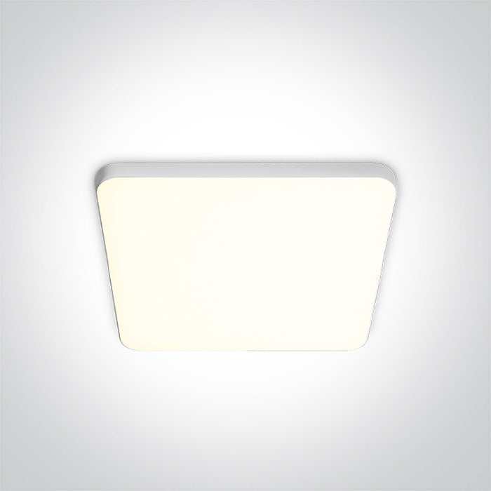 ONE Light | 50114CE/C WHITE SQUARE LED 14W CW IP20 230V - OEM NORDIC - Quality Parts Distribution