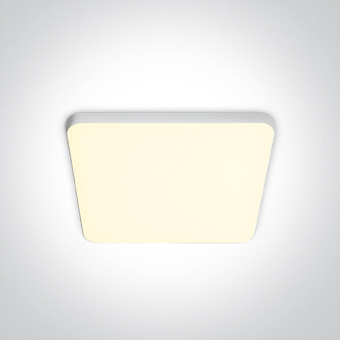 ONE Light | 50114CE/W WHITE SQUARE LED 14W WW IP20 230V - OEM NORDIC - Quality Parts Distribution