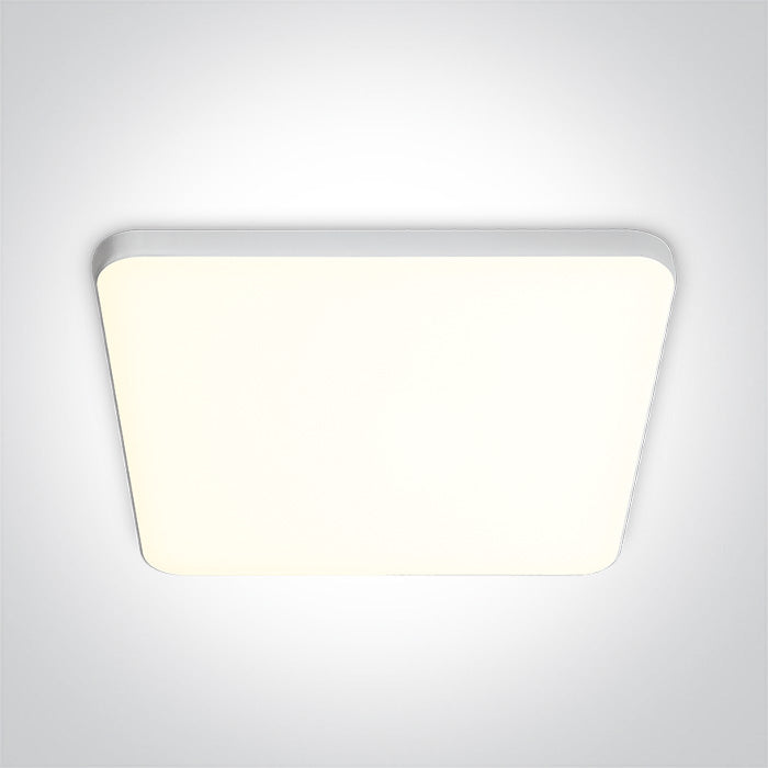 ONE Light | 50120CE/C WHITE SQUARE LED 20W CW IP20 230V - OEM NORDIC - Quality Parts Distribution