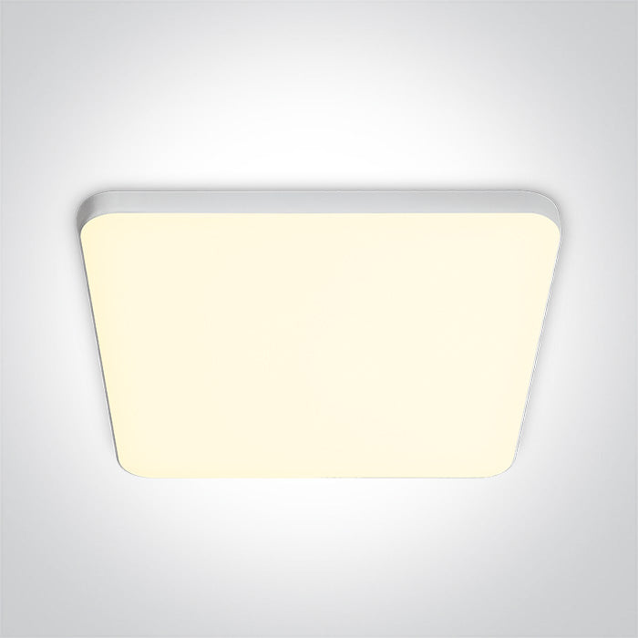 ONE Light | 50120CE/W WHITE SQUARE LED 20W WW IP20 230V - OEM NORDIC - Quality Parts Distribution