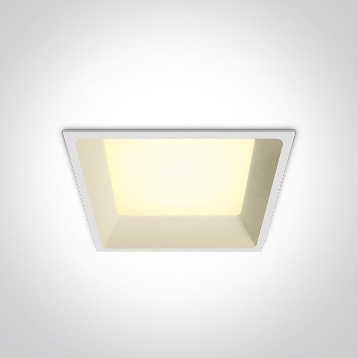 ONE Light | 50122D/W/W WHITE LED 22w WW IP20 230V 100deg DARK LIGHT - OEM NORDIC - Quality Parts Distribution