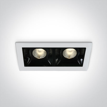 ONE Light | 50202B/W/W WHITE LED 2x2W WW 30deg IP20 700mA DIMMABLE - OEM NORDIC - Quality Parts Distribution