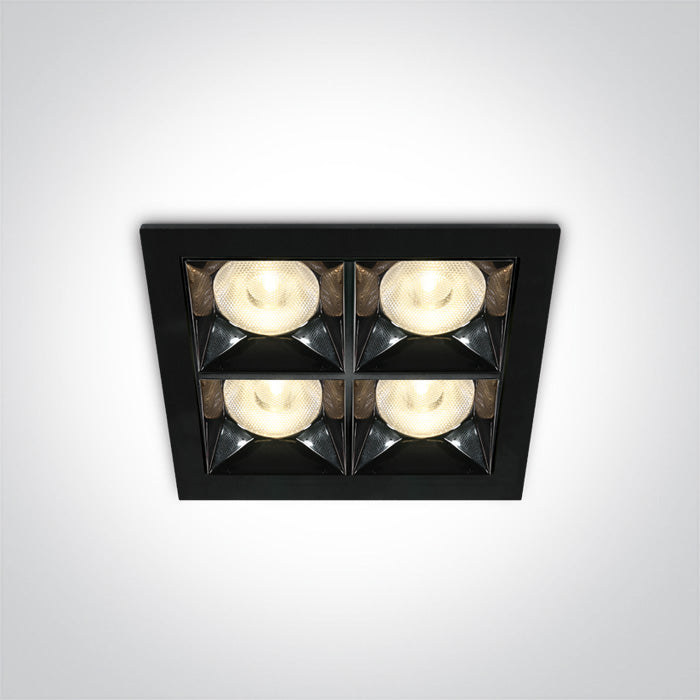 ONE Light | 50406B/B/W BLACK LED 16W WW 38deg IP20 230V - OEM NORDIC - Quality Parts Distribution