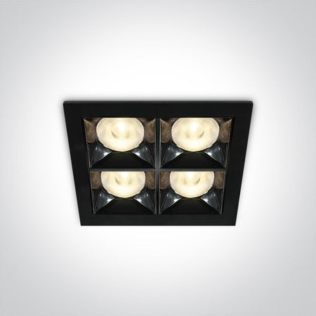 ONE Light | 50406B/B/W BLACK LED 16W WW 38deg IP20 230V - OEM NORDIC - Quality Parts Distribution