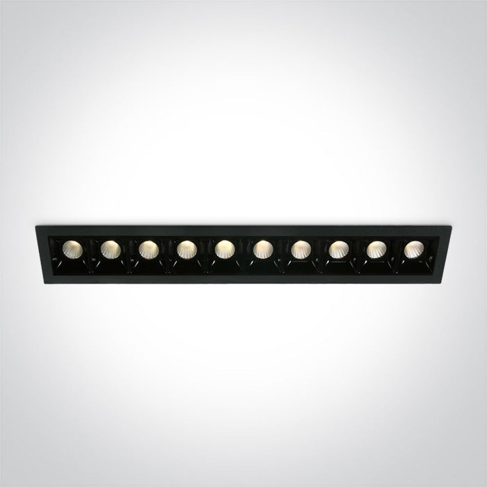 ONE Light Recessed LED Downlight 10x2W 9x160lm 3000K CRI90 IP20 Black 50902B/B/W