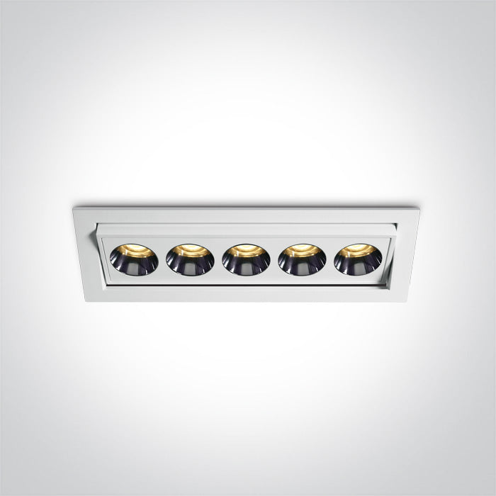 ONE Light | 51012H/W/W WHITE RECESSED LED 12W WW IP20 38deg 230V ADJUSTABLE DARK LIGHT - OEM NORDIC - Quality Parts Distribution