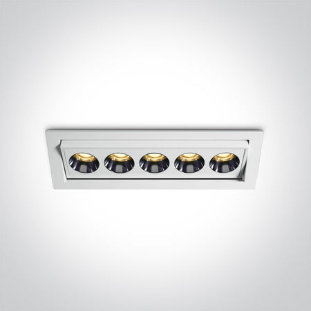 ONE Light | 51012H/W/W WHITE RECESSED LED 12W WW IP20 38deg 230V ADJUSTABLE DARK LIGHT - OEM NORDIC - Quality Parts Distribution