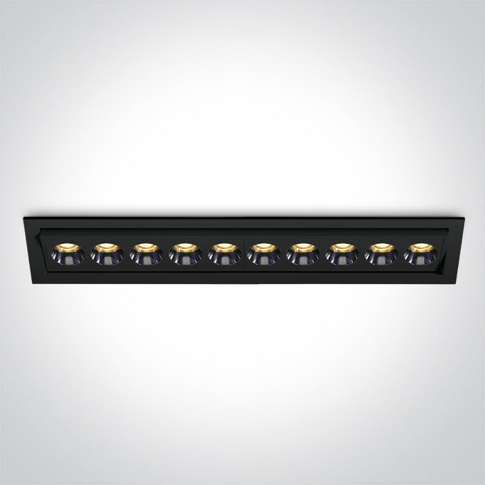 ONE Light | 51024H/B/W BLACK RECESSED LED 24W WW IP20 38deg 230V ADJUSTABLE DARK LIGHT - OEM NORDIC - Quality Parts Distribution