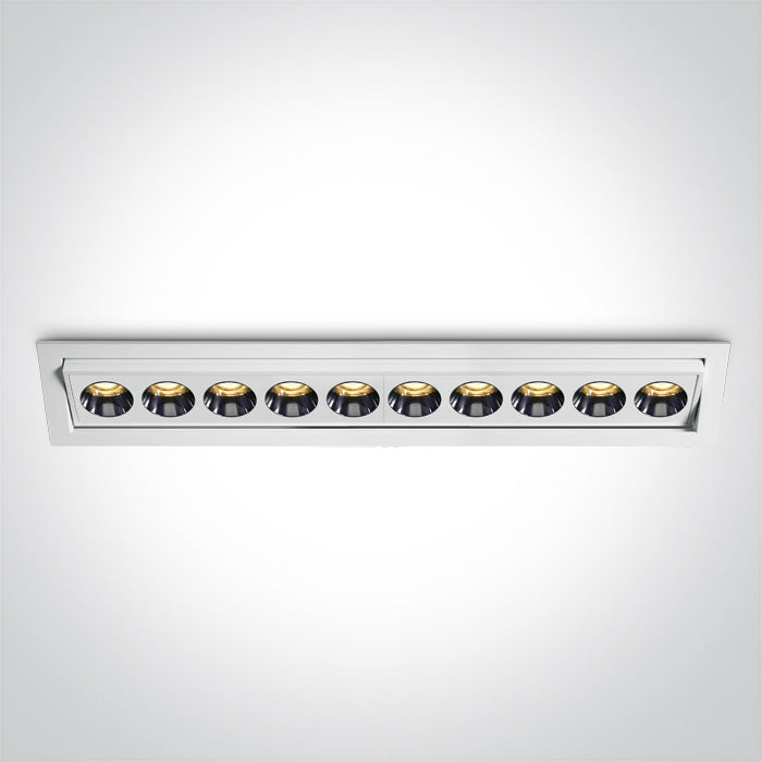 ONE Light | 51024H/W/W WHITE RECESSED LED 24W WW IP20 38deg 230V ADJUSTABLE DARK LIGHT - OEM NORDIC - Quality Parts Distribution