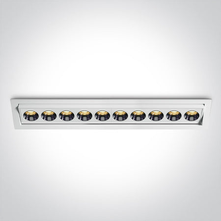 ONE Light | 51024H/W/W WHITE RECESSED LED 24W WW IP20 38deg 230V ADJUSTABLE DARK LIGHT - OEM NORDIC - Quality Parts Distribution