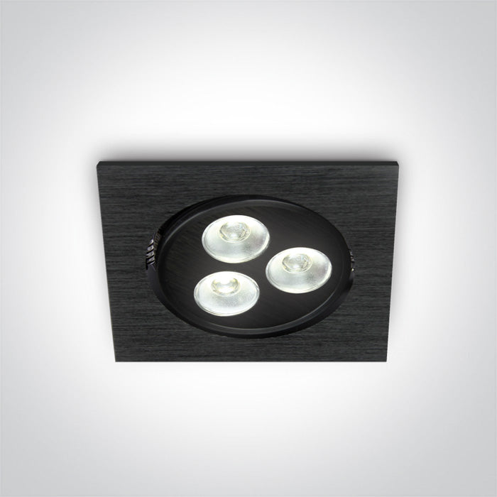 ONE Light | 51103LB/D/35 BLACK LED DL 3w 35d 350mA - OEM NORDIC - Quality Parts Distribution