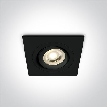 ONE Light | 51105ABG/B BLACK GU10 10w ADJUSTABLE - OEM NORDIC - Quality Parts Distribution