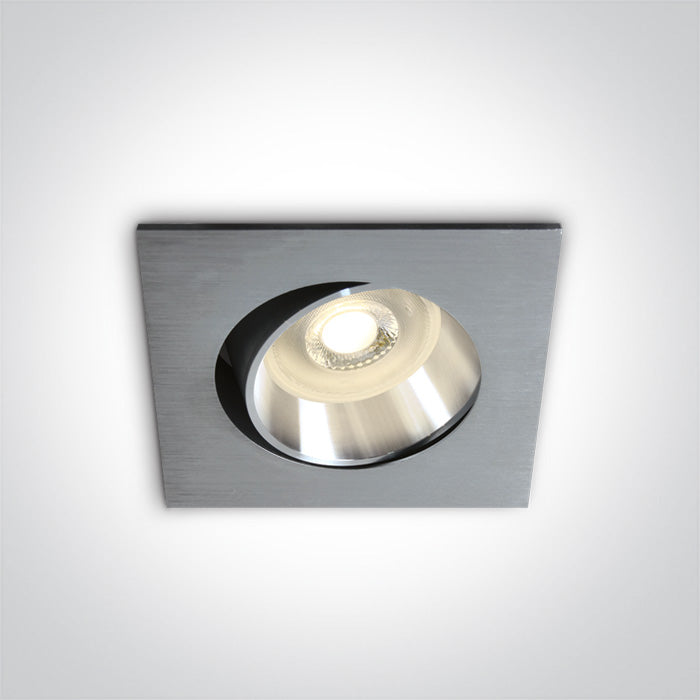 ONE Light | 51105B1/AL ALUMINIUM ADJUSTABLE GU10 50W - OEM NORDIC - Quality Parts Distribution