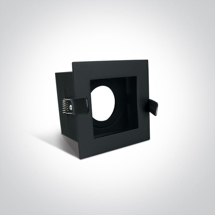 ONE Light Recessed LED Downlight GU10 10W IP20 Black 51105TA/B