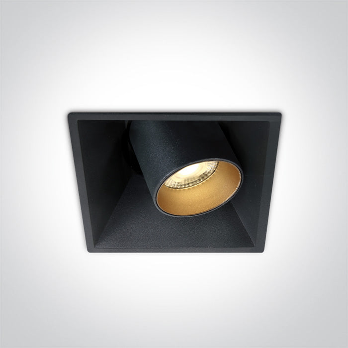 ONE Light | 51111C/B/W BLACK COB 11W WW IP20 38deg 230V ADJUSTABLE DARK LIGHT - OEM NORDIC - Quality Parts Distribution