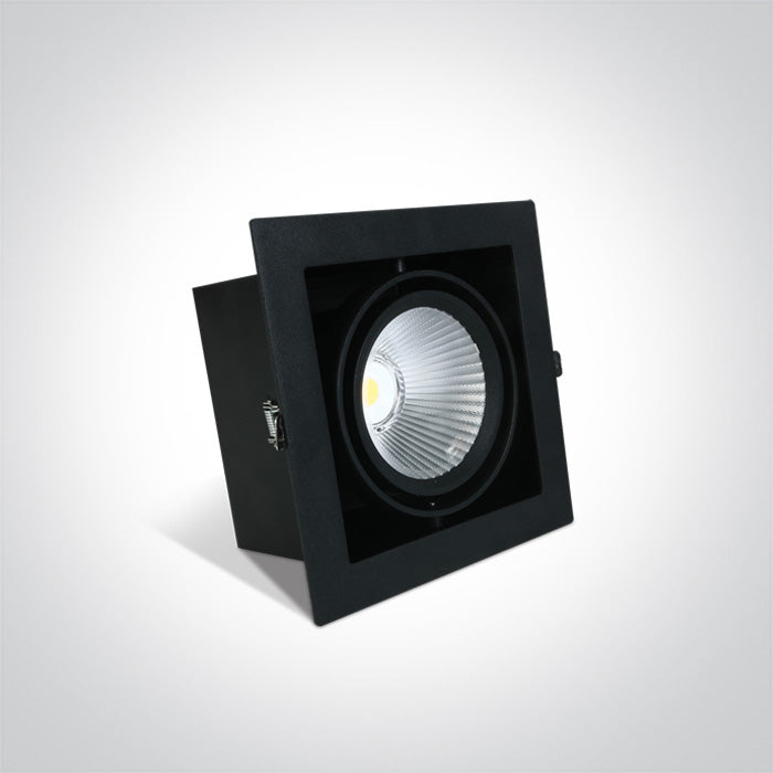 ONE Light Recessed LED Downlight 30W 2700lm 3000K CRI90 IP20 Black 51130/B/W