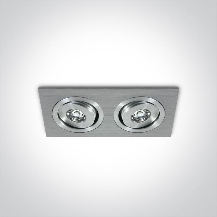 ONE Light | 51201AL/D/15 ALUMINIUM LED DL 2x1w 15d 350mA - OEM NORDIC - Quality Parts Distribution