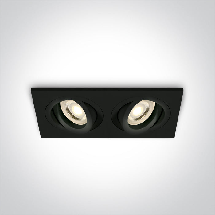 ONE Light | 51205ABG/B BLACK GU10 2x10W - OEM NORDIC - Quality Parts Distribution