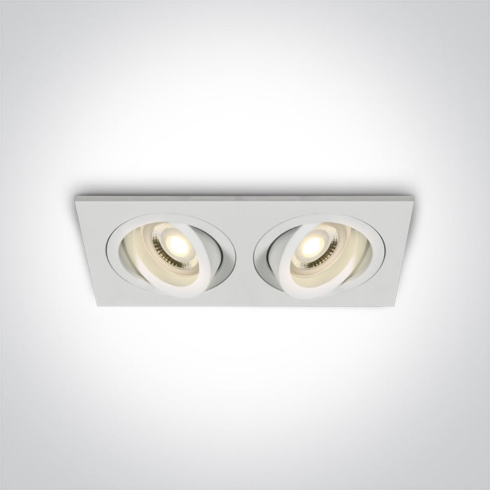 ONE Light | 51205ABG/W WHITE GU10 2x10W - OEM NORDIC - Quality Parts Distribution