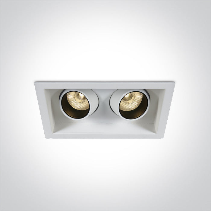 ONE Light | 51206M/W/W WHITE COB LED 2X6W WW 350mA 24deg IP20 ADJUSTABLE - OEM NORDIC - Quality Parts Distribution