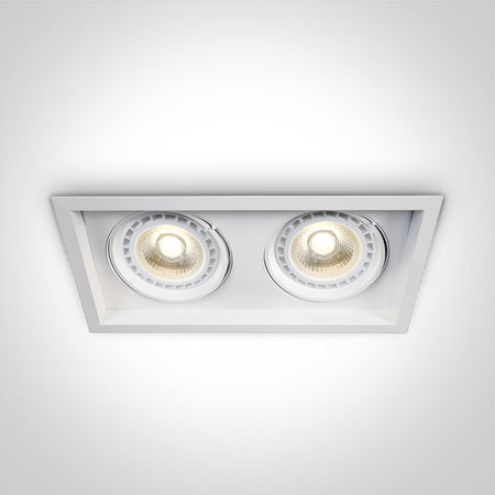 ONE Light | 51210N/W WHITE 2x75W R111 GU10 100-240v - OEM NORDIC - Quality Parts Distribution