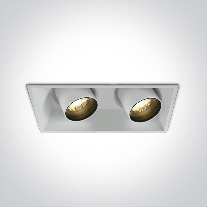 ONE Light | 51211C/W/W WHITE COB 2x11W WW IP20 38deg 230V ADJUSTABLE DARK LIGHT - OEM NORDIC - Quality Parts Distribution
