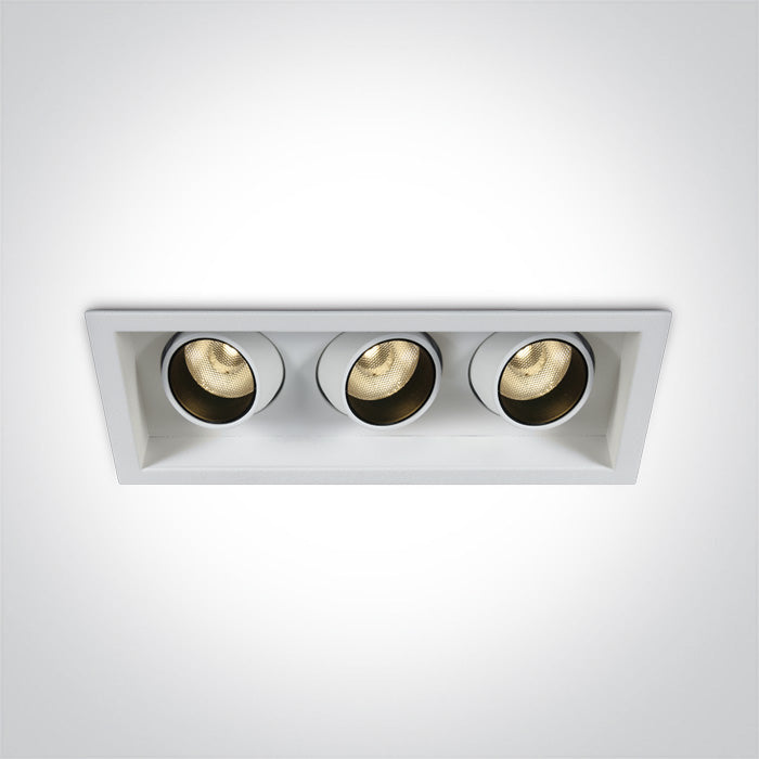 ONE Light | 51306M/W/W WHITE COB LED 3X6W WW 350mA 24deg IP20 ADJUSTABLE - OEM NORDIC - Quality Parts Distribution