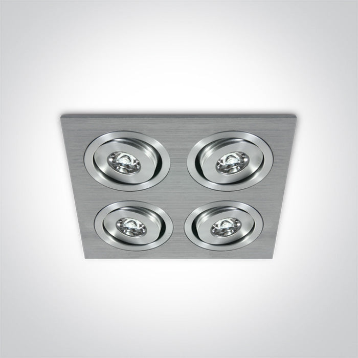 ONE Light | 51401AL/D/15 ALUMINIUM LED DL 4x1w 15d 350mA - OEM NORDIC - Quality Parts Distribution