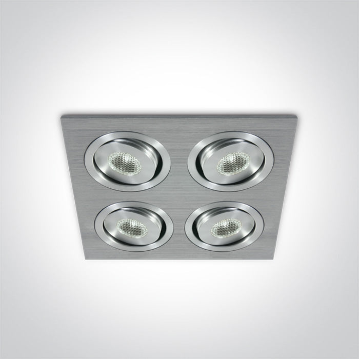 ONE Light | 51401AL/D/35 ALUMINIUM LED DL 4x1w 35d 350mA - OEM NORDIC - Quality Parts Distribution