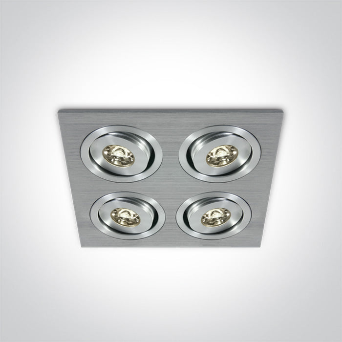 ONE Light | 51401AL/W/15 ALUMINIUM LED WAW 4x1w 15d 350mA - OEM NORDIC - Quality Parts Distribution