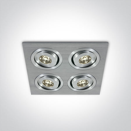 ONE Light | 51401AL/W/15 ALUMINIUM LED WAW 4x1w 15d 350mA - OEM NORDIC - Quality Parts Distribution