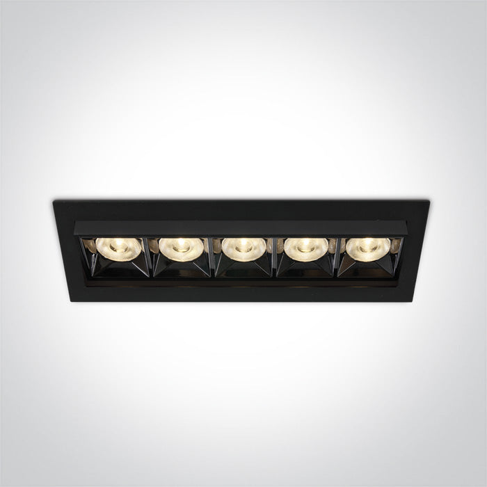 ONE Light | 51506B/B/W BLACK LED 20W WW 38deg IP20 230V - OEM NORDIC - Quality Parts Distribution