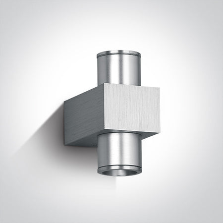 ONE Light | 60008/AL/BL ALUMINIUM LED BLUE 2x1w WALL - OEM NORDIC - Quality Parts Distribution