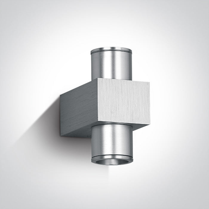 ONE Light | 60008/AL/BL ALUMINIUM LED BLUE 2x1w WALL - OEM NORDIC - Quality Parts Distribution