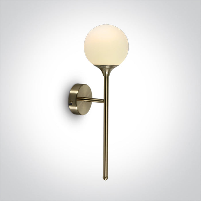 ONE Light | 60116/BBS BRUSHED BRASS WALL LIGHT 9w G9 100-240v - OEM NORDIC - Quality Parts Distribution