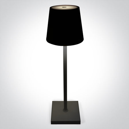 ONE Light | 61082/B/RGBW BLACK 3,5W RGB+WW TABLE LAMP RECHARGEABLE USB SOCKET IP54 DIMMABLE - OEM NORDIC - Quality Parts Distribution